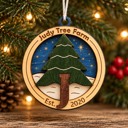 Annual Commemorative Wood Ornament