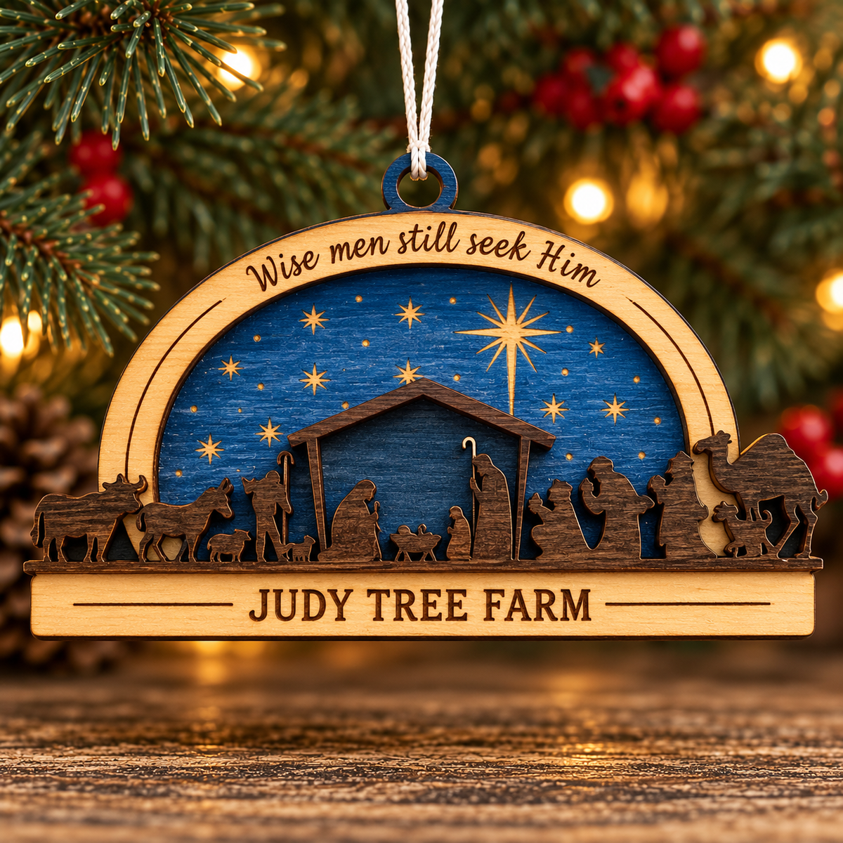 Annual Commemorative Wood Ornament