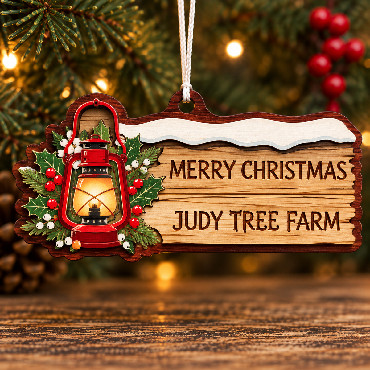 Annual Commemorative Wood Ornament
