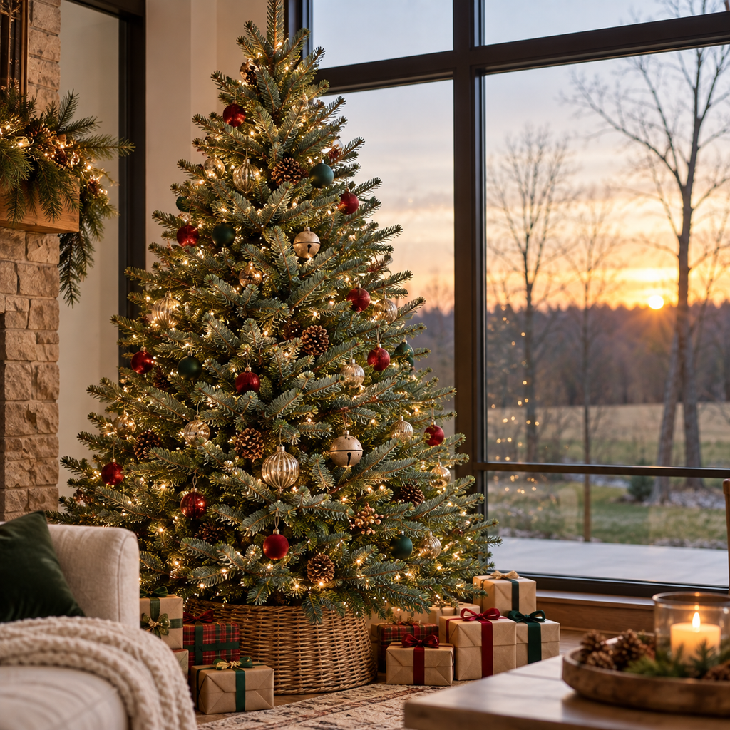 Pre-Cut Fraser Fir Tree