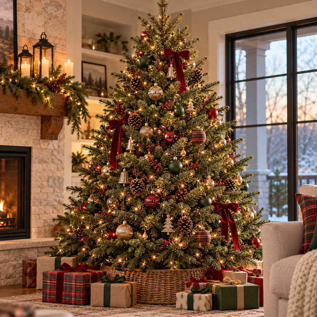 Field-Cut Norway Spruce Tree