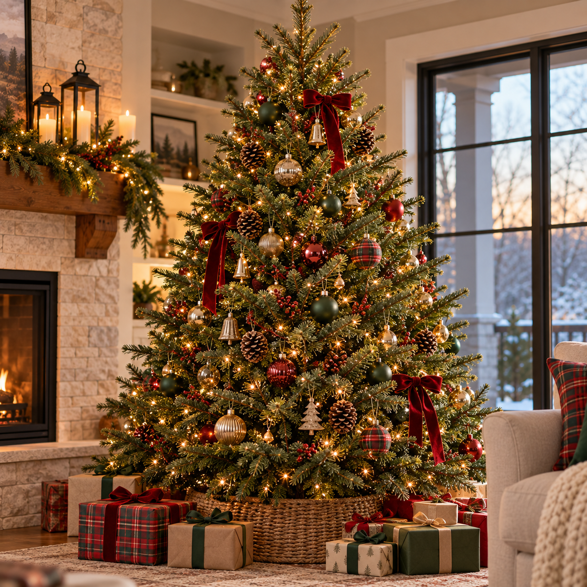 Field-Cut Norway Spruce Tree