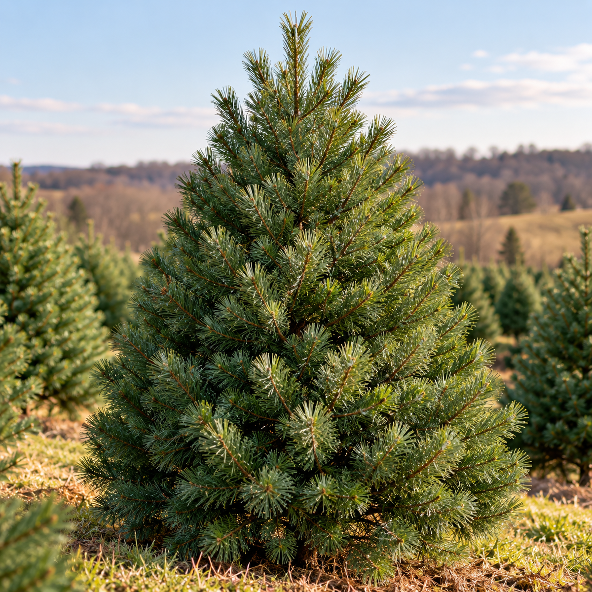 Field-Cut Scotch Pine Tree