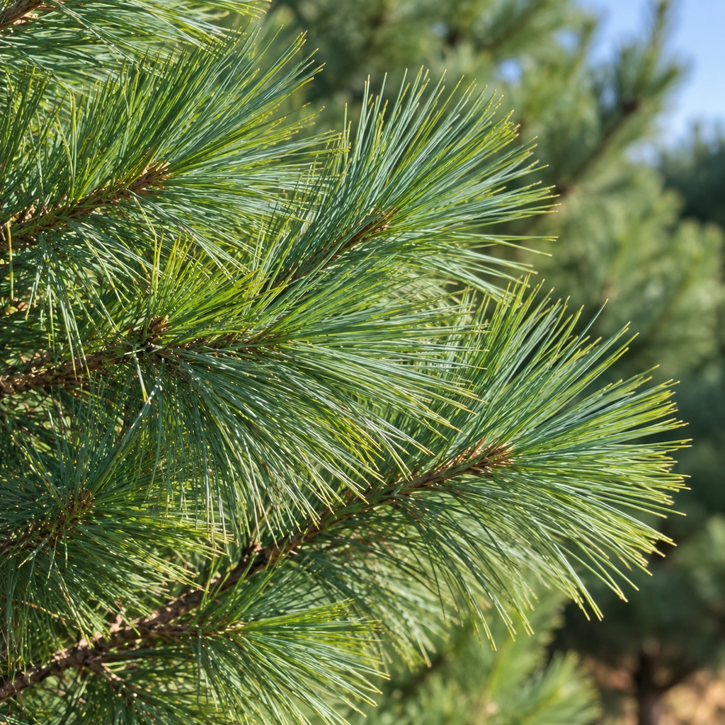 Field-Cut White Pine Tree