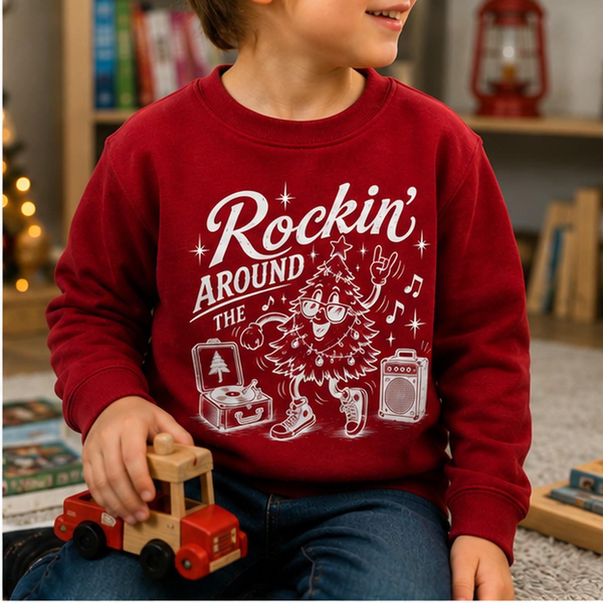 Rockin' Around Kids Crewneck