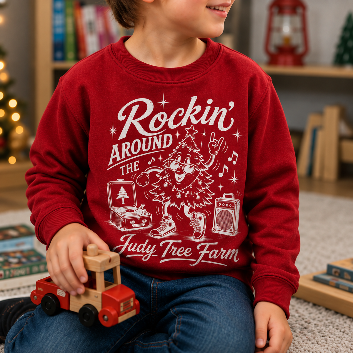 Rockin' Around Kids Crewneck
