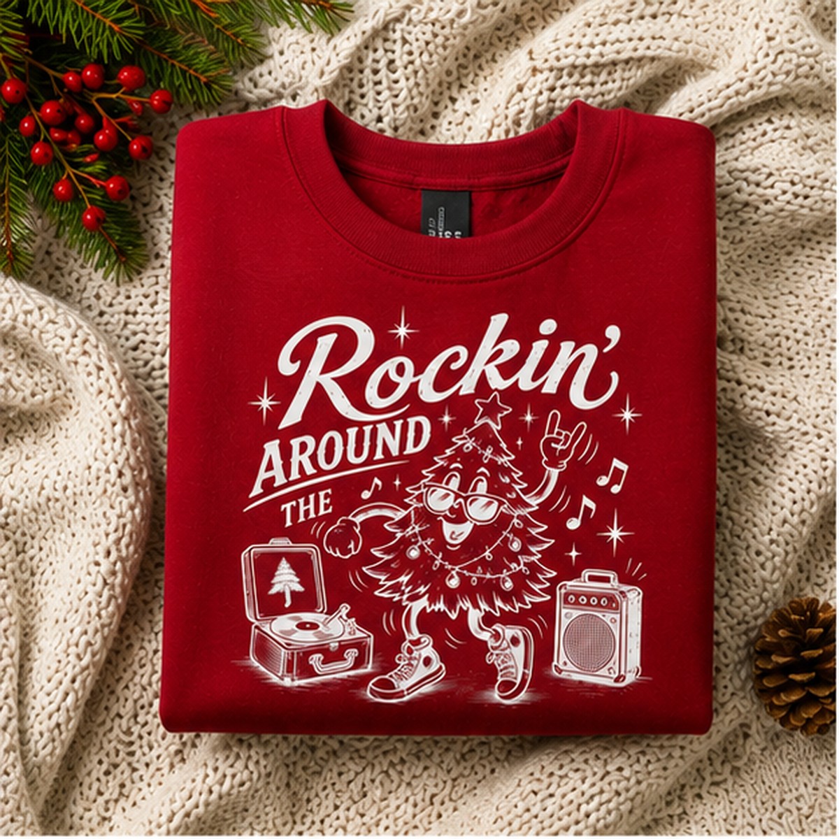 Rockin' Around Kids Crewneck